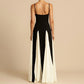 Mia - Contrast Sling Dress