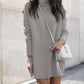 Elegant Round Neck Knitted Long-sleeved Dress – Cozy & Stylish for All Seasons - ComfyNude