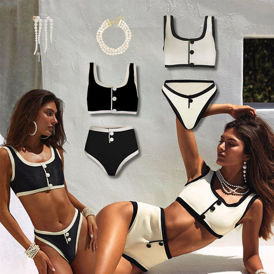 Cathy - High Waist Bikini