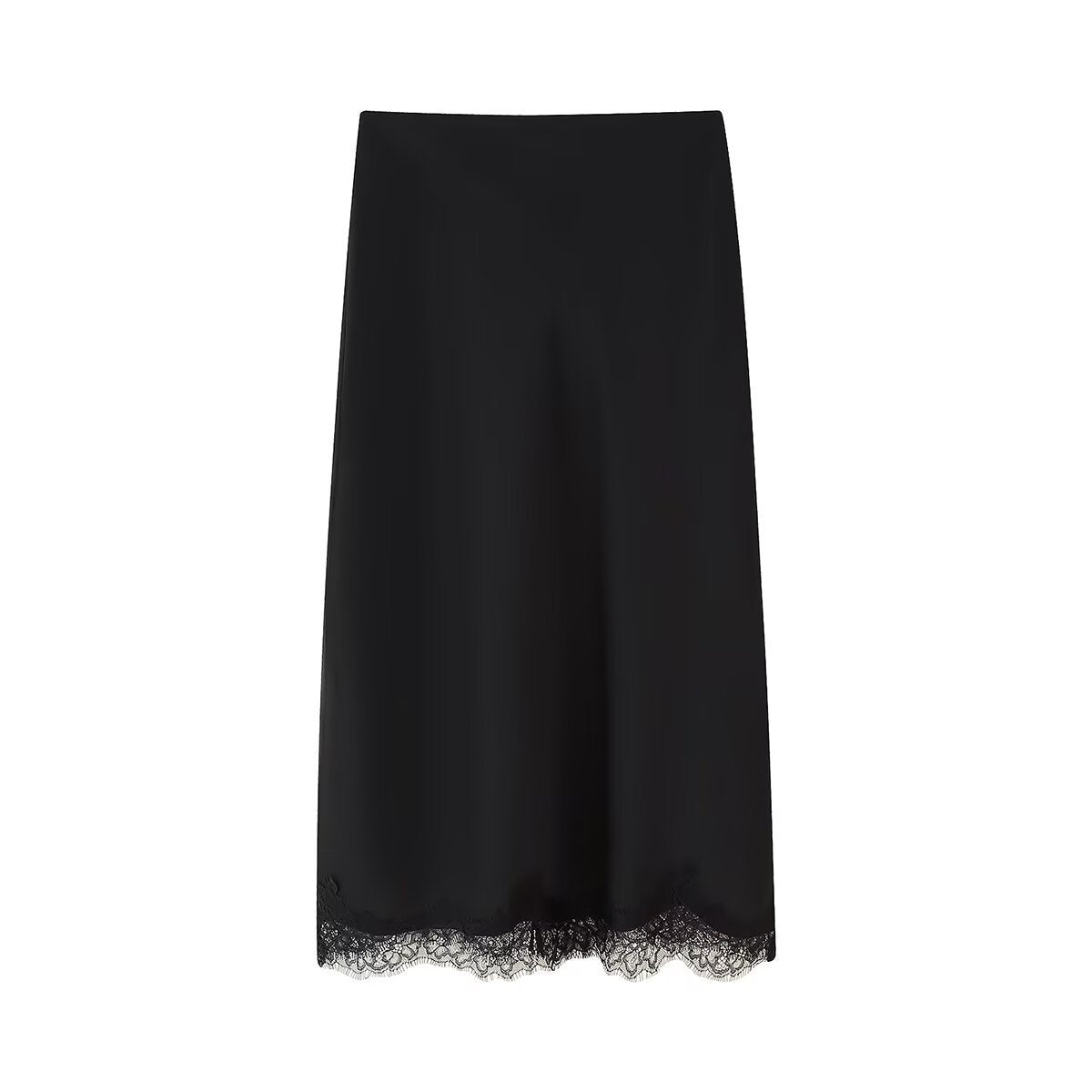 Lorena - Collar Lace Top & Skirt