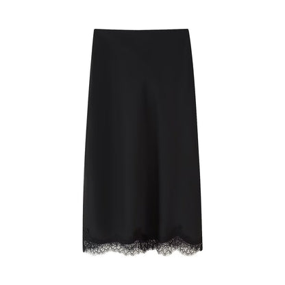 Lorena - Collar Lace Top & Skirt