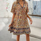 Nora - V-Neck Printed Dress