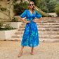 Alice - Printed Chiffon Maxi Dress