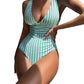 One-piece Swimsuit Sexy Stripes Swimsuit Women's Multi-color Bikini