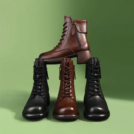 Aurelia - Vintage Leather Boots