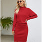 Women's High Collar Dress – Stylish and Elegant Dress for Every Occasion - ComfyNude