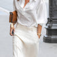 Stylish H-Line Solid Color Skirts Bottoms